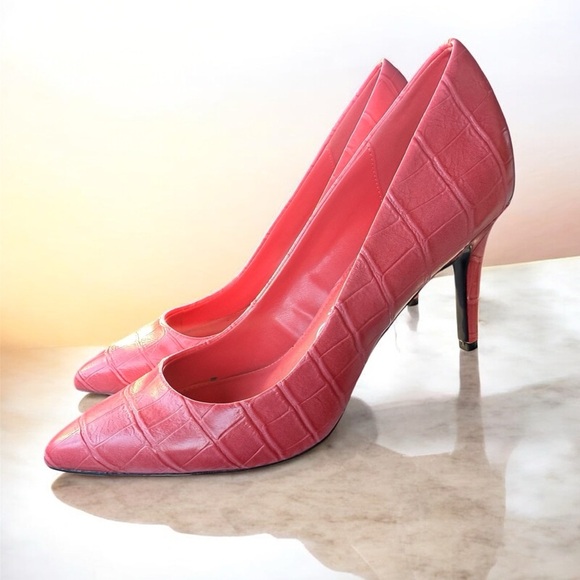 Calvin Klein Shoes - CALVIN KLEIN Gayle Embossed VIP Pumps CORAL
Size 8